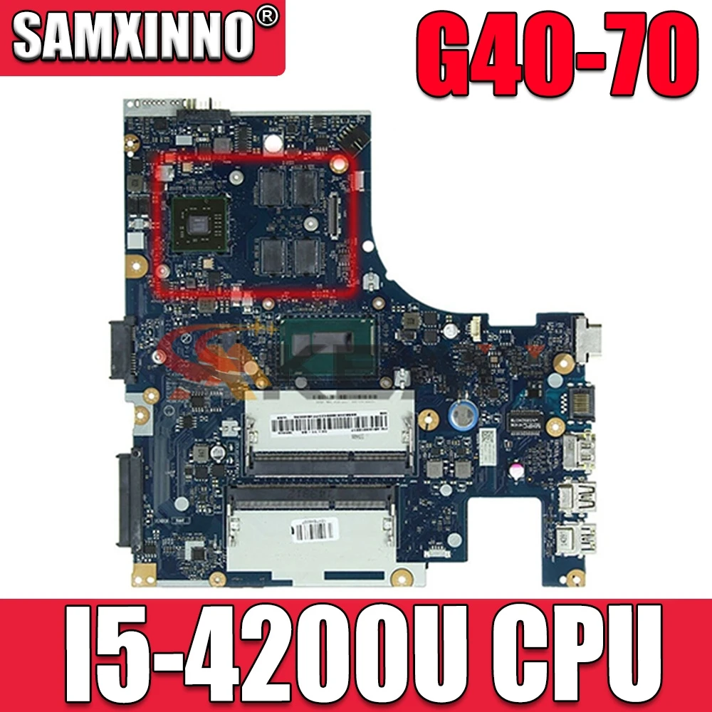 Akemy ACLU1 ACLU2 NM-A271 laptop motherboard For lenovo Ideapad G40-70 14 inch DDR3L SR170 I5-4200U Main board full work
Akemy ACLU1 ACLU2 NM-A271 laptop motherboard For lenovo Ideapad G40-70 14 inch DDR3L SR170 I5-4200U Main board full work