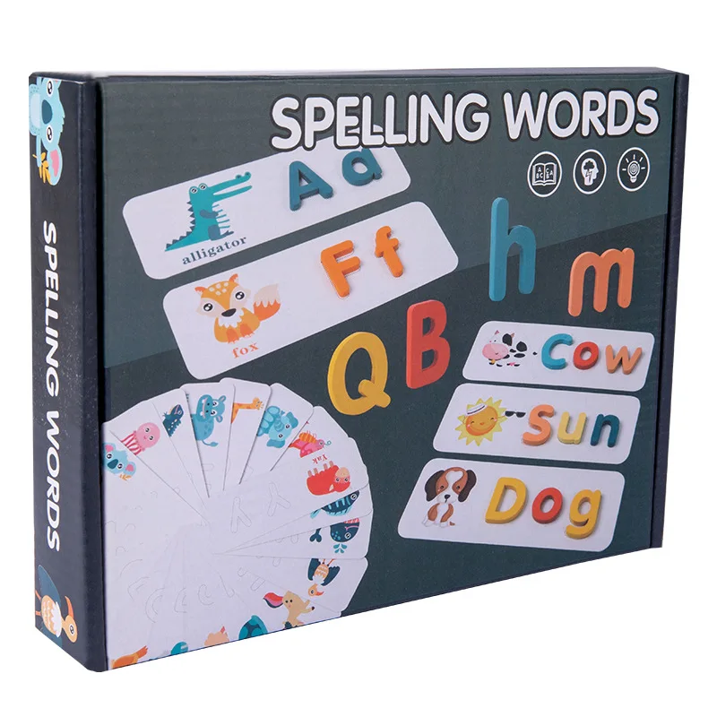 Wooden Puzzles for Kids Word Games Children's Educational English Letters Early Education Cognitive Spelling Practice Toys
Wooden Puzzles for Kids Word Games Children's Educational English Letters Early Education Cognitive Spelling Practice Toys