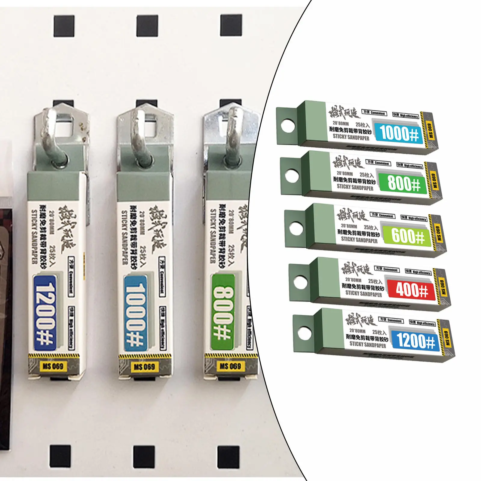 125 Pcs Model Abrasive Reuse Sticky Wear-resisting Sandpaper with Back Glue
125 Pcs Model Abrasive Reuse Sticky Wear-resisting Sandpaper with Back Glue