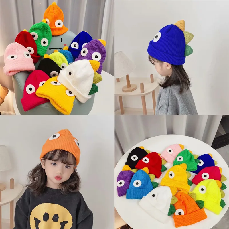 Wholesale Kids Hats Boys Girls Warm Velvet Winter Knitted Beanie Hat Woolen Cute Cartoon Dinosaur Children Baby Hats and Caps
Wholesale Kids Hats Boys Girls Warm Velvet Winter Knitted Beanie Hat Woolen Cute Cartoon Dinosaur Children Baby Hats and Caps