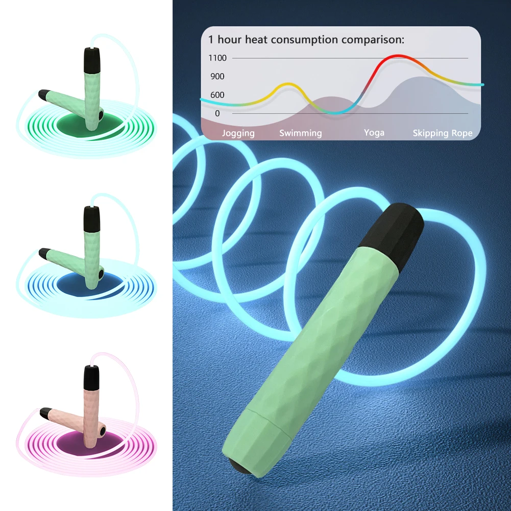 Weight Loss Kids Gym Men Women Fitness Exercise Adjustable PVC Glowing Jump Rope Adjustable Skipping Rope
Weight Loss Kids Gym Men Women Fitness Exercise Adjustable PVC Glowing Jump Rope Adjustable Skipping Rope
