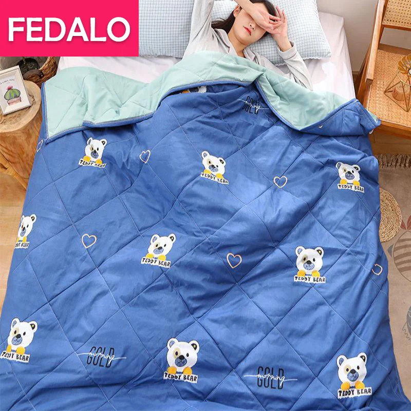 

Summer cool quilt double air-conditioning thin quilt core dormitory female kindergarten summer season washed cotton male