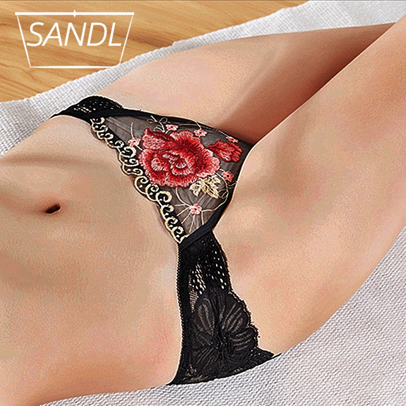 Женские кружевные трусики SANDL с заниженной талией, сексуальные полупрозрачные трусы с цветочным принтом, хлопковое нижнее белье
Женские кружевные трусики SANDL с заниженной талией, сексуальные полупрозрачные трусы с цветочным принтом, хлопковое нижнее белье