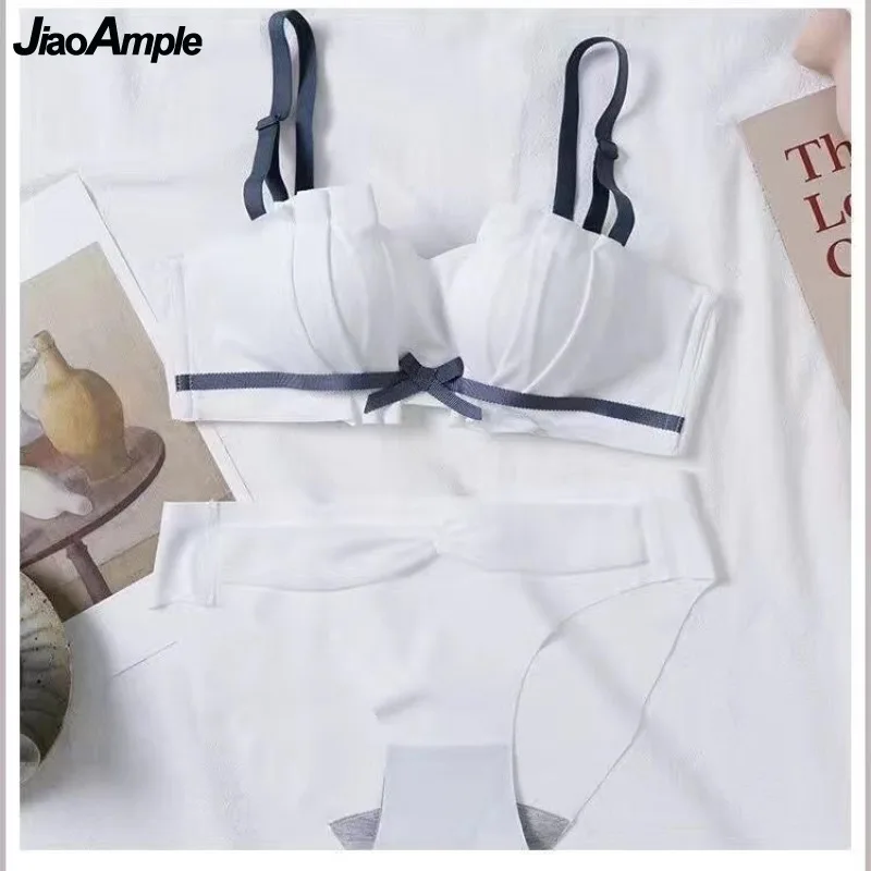 2021 New Sweet Bow-knot Underwear Set Women Breathable Push Up Bra Without Underwire Girls Lolita Style Sexy Seamless Lingerie
2021 New Sweet Bow-knot Underwear Set Women Breathable Push Up Bra Without Underwire Girls Lolita Style Sexy Seamless Lingerie