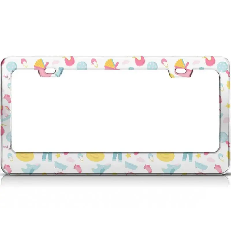 Peceeta Baby Toys Hello Baby License Plate Frame 2 Holes 1 Frame Matte Aluminum Newest AlloySuit to US Standard Cars white
Peceeta Baby Toys Hello Baby License Plate Frame 2 Holes 1 Frame Matte Aluminum Newest AlloySuit to US Standard Cars white