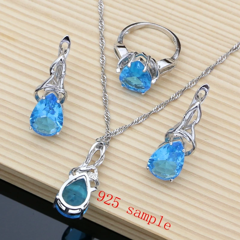 Lady Bride 925 Sterling Silver Jewelry Sets Sky CZ Gemstone Decorations for Women Earrings Fashion 4PCS Party Dropshipping
Lady Bride 925 Sterling Silver Jewelry Sets Sky CZ Gemstone Decorations for Women Earrings Fashion 4PCS Party Dropshipping