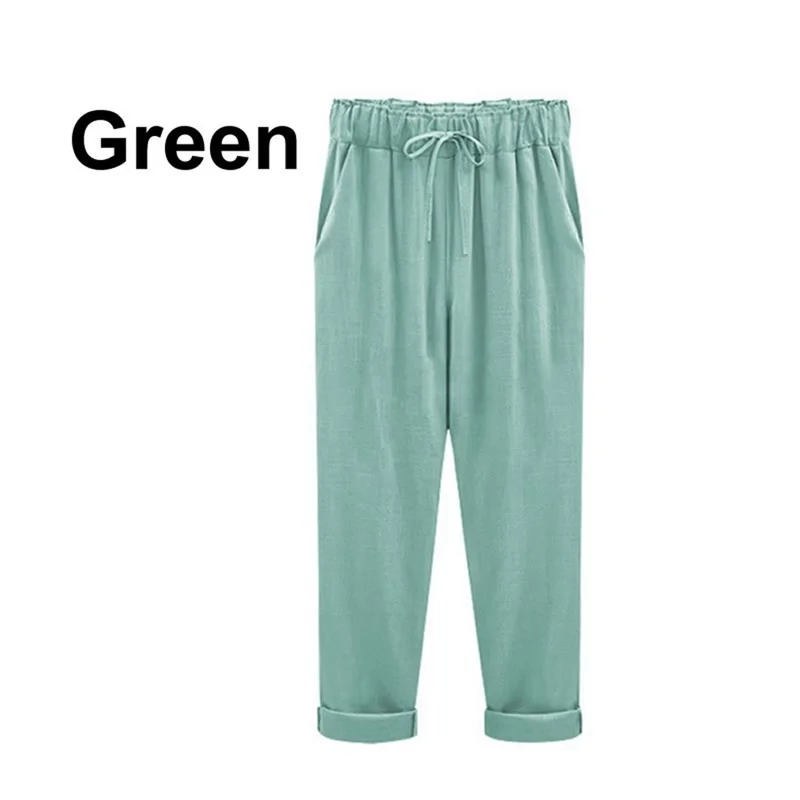 ZOGAA Plus Size Women Pants Casual Ankle Length Trousers Solid Elastic Cotton Linen Cropped Pants Hip Hop Loose Harem Pants
ZOGAA Plus Size Women Pants Casual Ankle Length Trousers Solid Elastic Cotton Linen Cropped Pants Hip Hop Loose Harem Pants