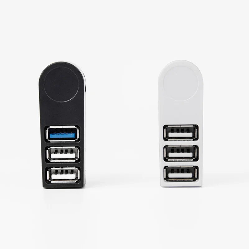 Universal Mini Rotatable 3 Port USB 3.0 Hub High Speed Data Transfer Splitter Box Adapter USB Expander for PC Laptop MacBook Pro
Universal Mini Rotatable 3 Port USB 3.0 Hub High Speed Data Transfer Splitter Box Adapter USB Expander for PC Laptop MacBook Pro