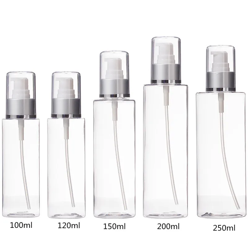 Transparent Full Cover Lotion Pump Bottles Plastic Refillable Containers Wholesale Makeup Emulsion Facial Cream Packing Cosmetic
Transparent Full Cover Lotion Pump Bottles Plastic Refillable Containers Wholesale Makeup Emulsion Facial Cream Packing Cosmetic
