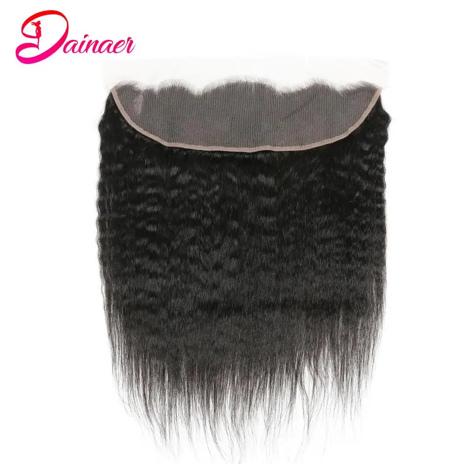 Brazilian frontal lace closure Kinky Straight Lace Frontal 13×4 Human Hair Frontal Closure Free Part Remy Natural Color 8-22inch
Brazilian frontal lace closure Kinky Straight Lace Frontal 13×4 Human Hair Frontal Closure Free Part Remy Natural Color 8-22inch