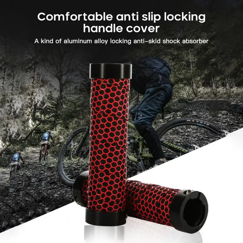 New Bicycle Grips sleeve MTB handlebar cover Silicone grip cover bike handle cover Bilateral locking Dead flying Honeycomb
New Bicycle Grips sleeve MTB handlebar cover Silicone grip cover bike handle cover Bilateral locking Dead flying Honeycomb
