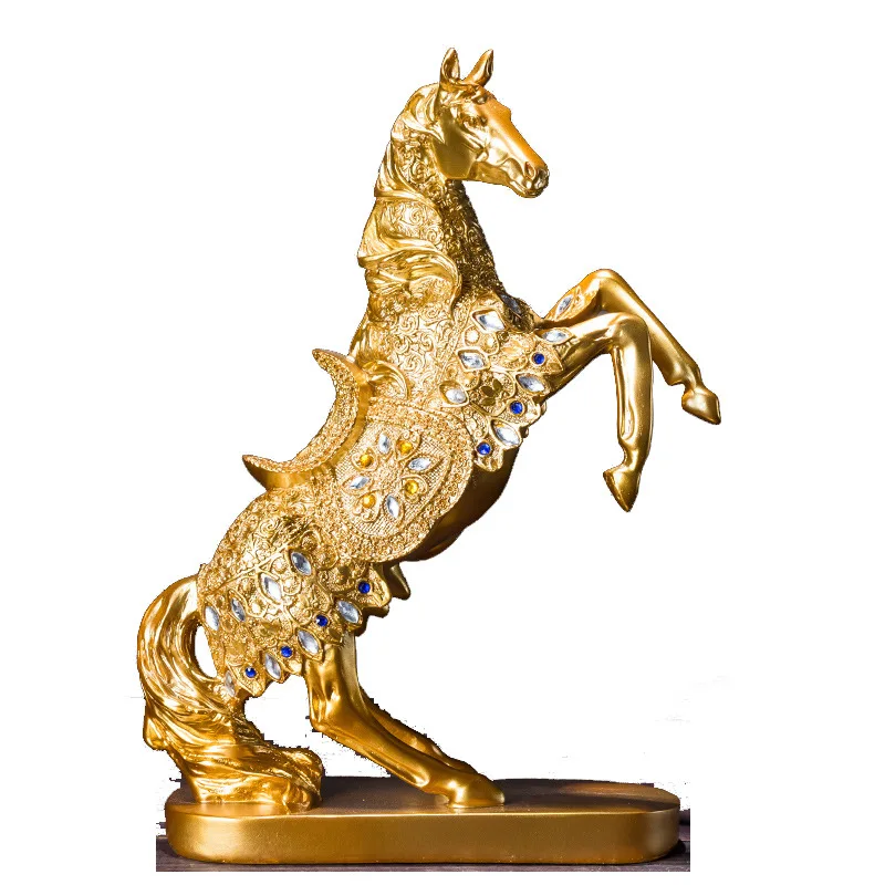 30cm Resin Gold Silver Lucky Jumping Horse Figure Wine Cooler Decoration American Retro Art Crafts Figure Model collect toy gift
30cm Resin Gold Silver Lucky Jumping Horse Figure Wine Cooler Decoration American Retro Art Crafts Figure Model collect toy gift