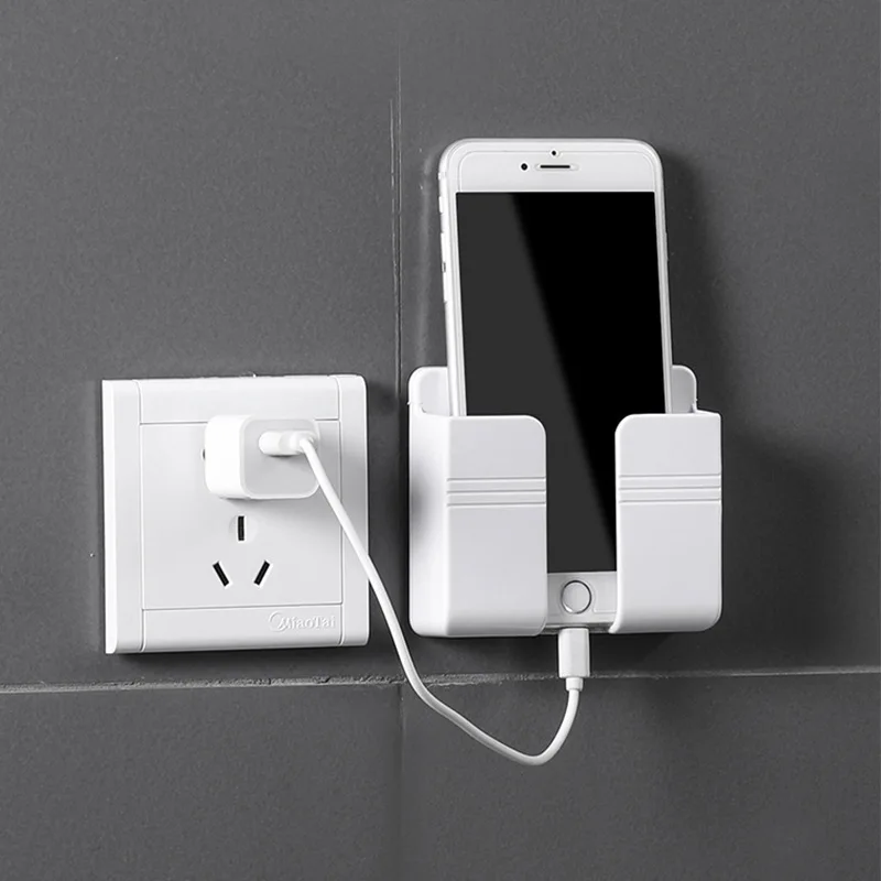 Wall Mounted Mobile Phone Holder Storage box Remote Installation Mobile Phone Plug Bedroom Kitchen Office Storage Rack
Wall Mounted Mobile Phone Holder Storage box Remote Installation Mobile Phone Plug Bedroom Kitchen Office Storage Rack