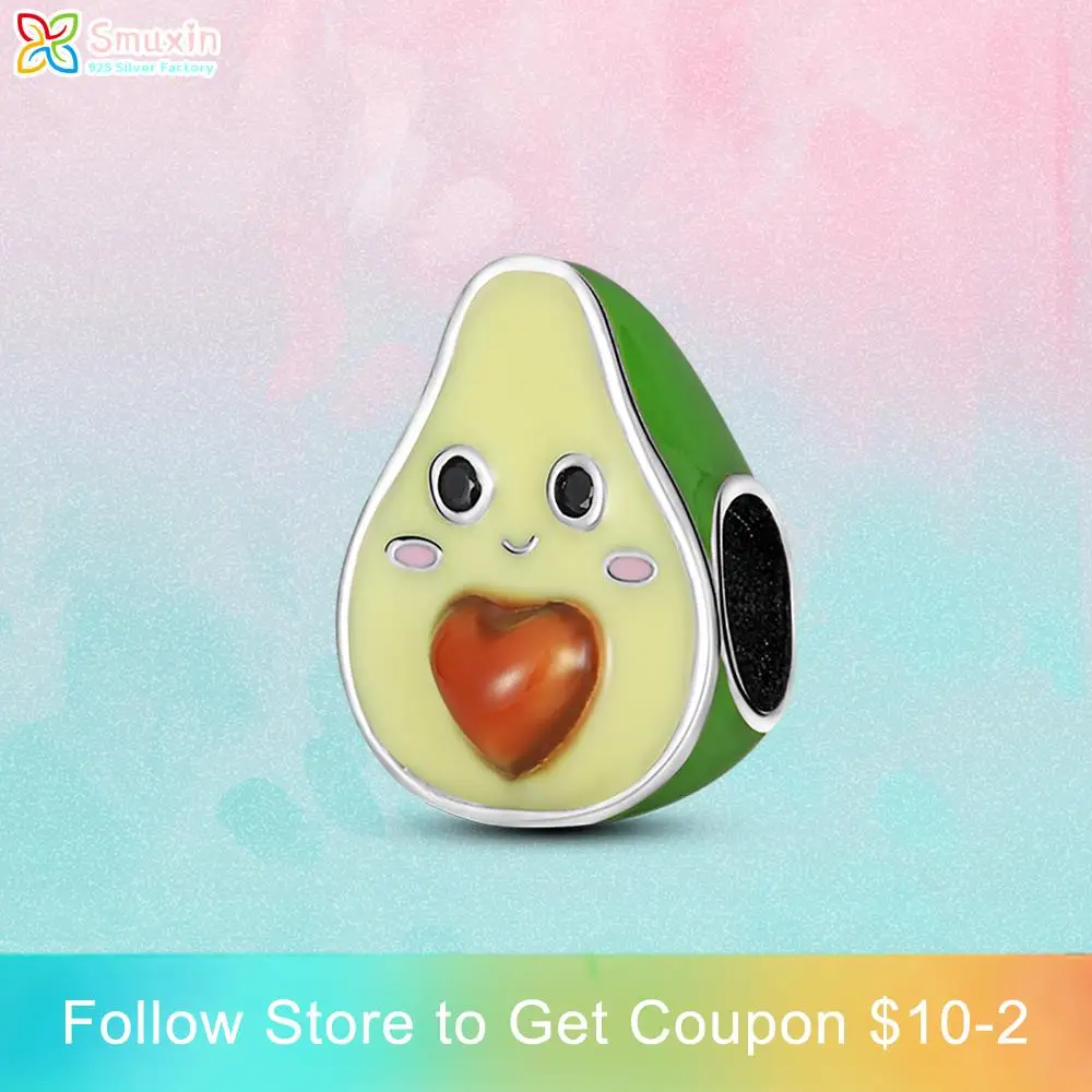 Smuxin 925 Sterling Silver Beads Avocado Heart Charm fit Original Pandora Bracelets Fashion Fine Jewelry Gift
Smuxin 925 Sterling Silver Beads Avocado Heart Charm fit Original Pandora Bracelets Fashion Fine Jewelry Gift