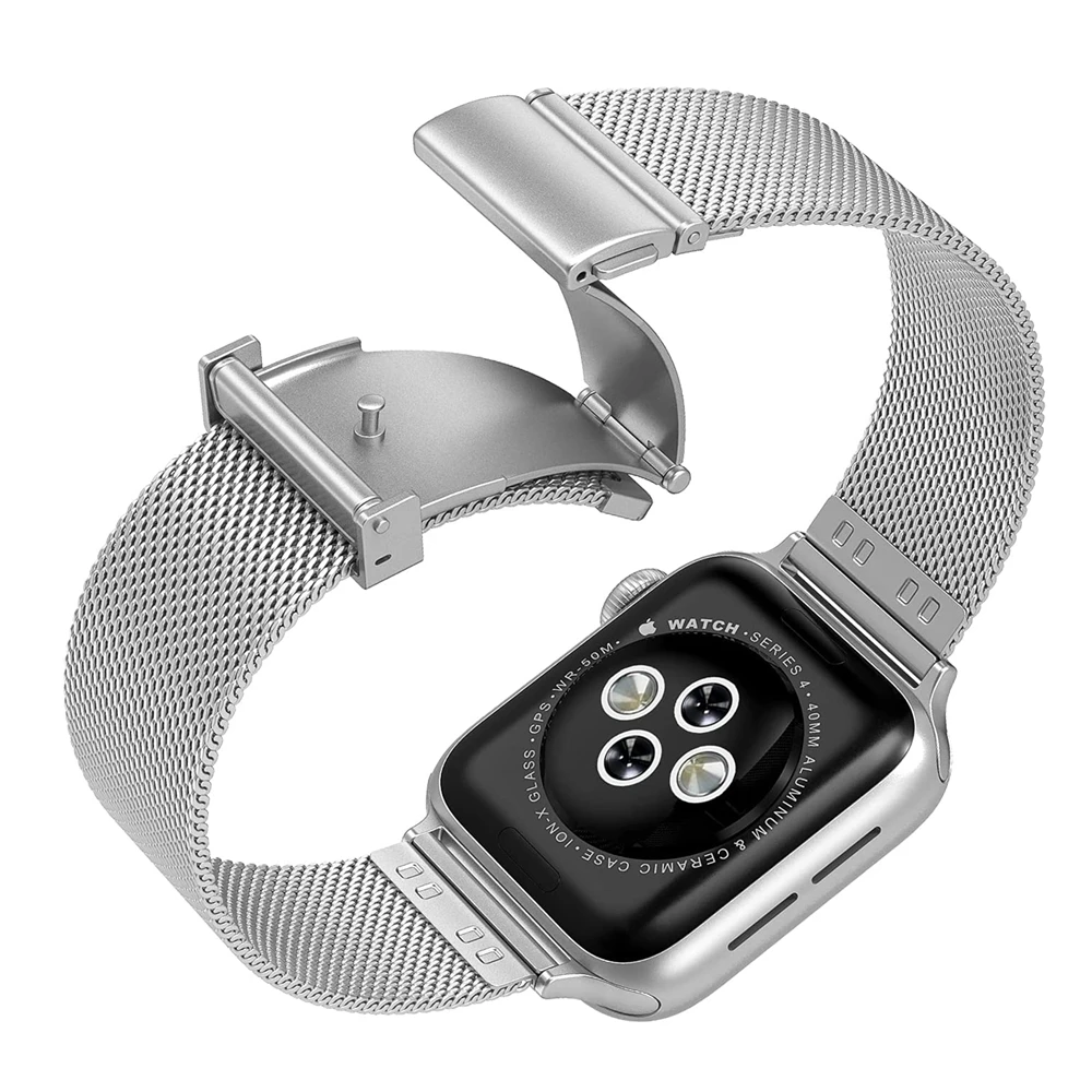Ремешок для Apple Watch Series 7, сетчатый Браслет из нержавеющей стали для iWatch SE 6 5 4 3 2 1, 40 мм 44 мм 38 мм 42 мм, 41 мм 45 мм
Ремешок для Apple Watch Series 7, сетчатый Браслет из нержавеющей стали для iWatch SE 6 5 4 3 2 1, 40 мм 44 мм 38 мм 42 мм, 41 мм 45 мм