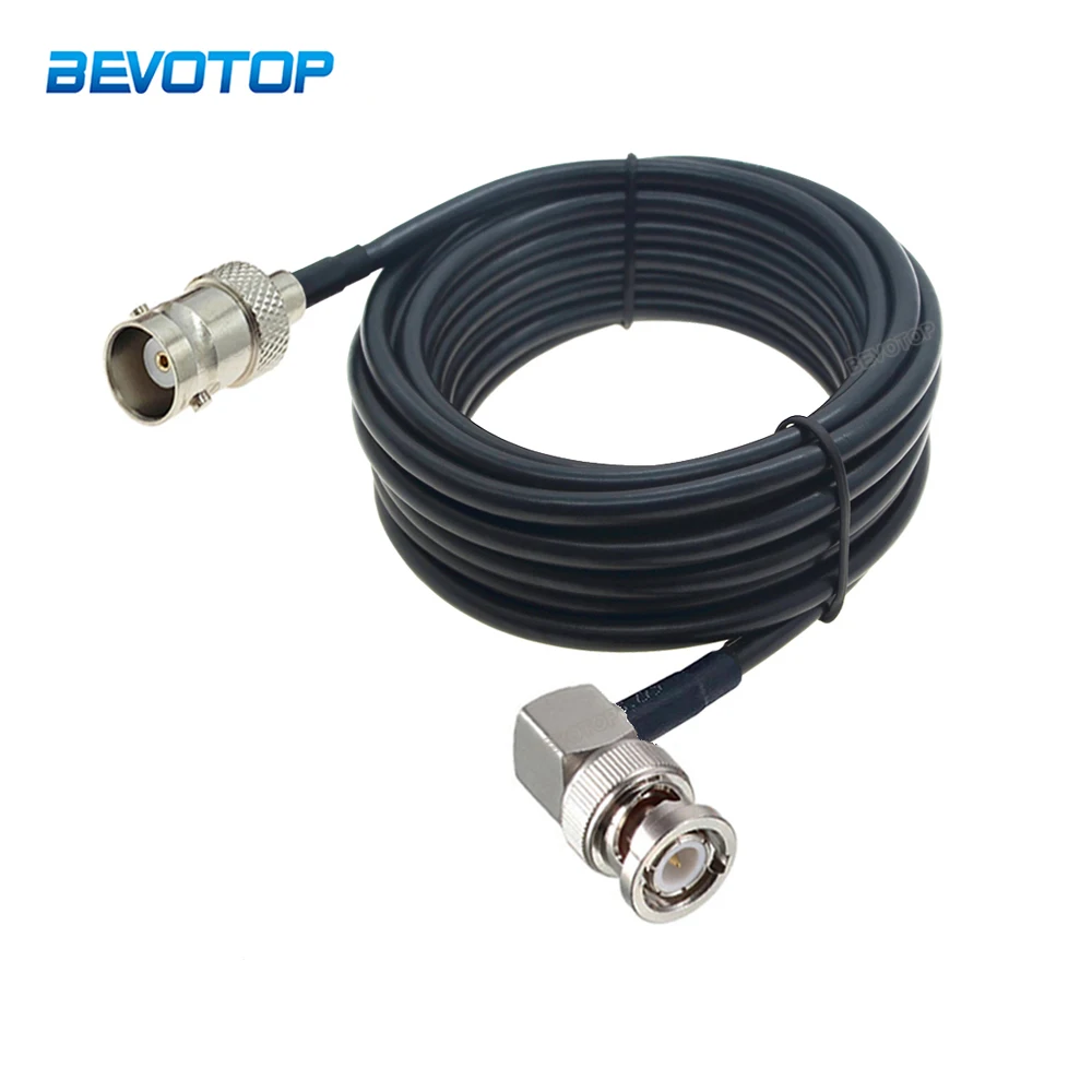 BNC Male 90 Degree Plug to BNC Female Jack Connector RG58 Cable 50 Ohm Coax Pigtail for GPS System,Car Radio Antennas
BNC Male 90 Degree Plug to BNC Female Jack Connector RG58 Cable 50 Ohm Coax Pigtail for GPS System,Car Radio Antennas