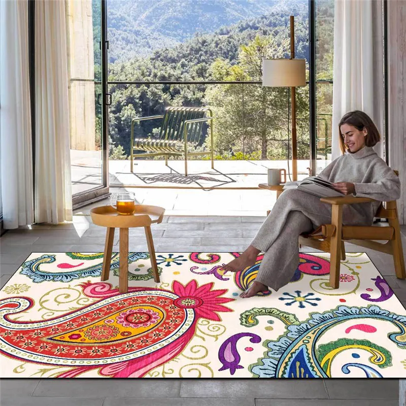 Morocco Ethnic-Style Rug European-Style Persian Large Circle Red Yellow Carpet Living Room Bedroom Bed Blanket Kitchen Floor Mat
Morocco Ethnic-Style Rug European-Style Persian Large Circle Red Yellow Carpet Living Room Bedroom Bed Blanket Kitchen Floor Mat