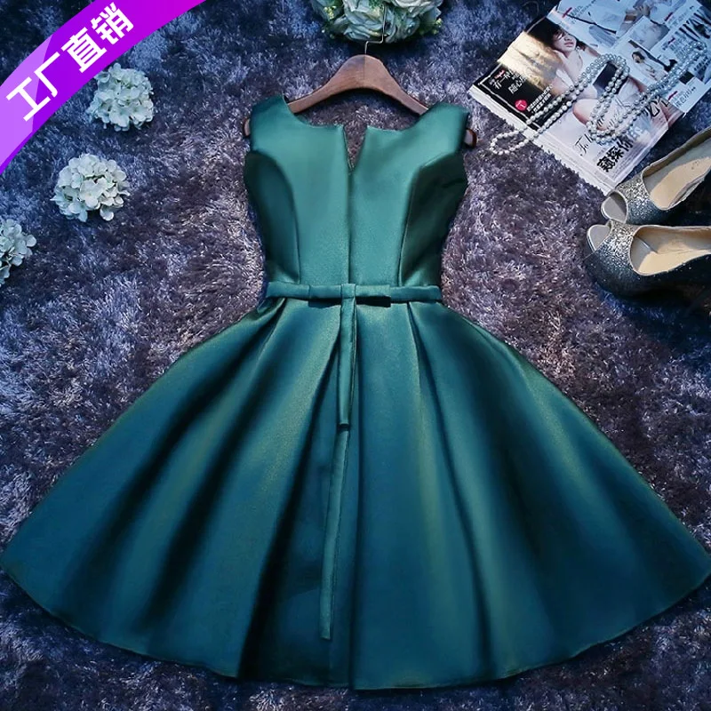 Real Picture Short Bridesmaid Dresses 2021 Satin A-line Sleeveless Bridesmaid Dress With Sash Plus Size for Women Wedding
Real Picture Short Bridesmaid Dresses 2021 Satin A-line Sleeveless Bridesmaid Dress With Sash Plus Size for Women Wedding