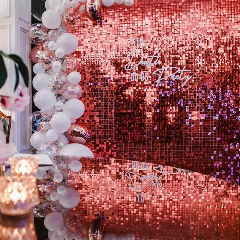 Square 3D Iridescent Shimmer Disc Sequin Wall Click Panels Boards Grid Backdrop Black For Wedding Birthday Party Decoration
Square 3D Iridescent Shimmer Disc Sequin Wall Click Panels Boards Grid Backdrop Black For Wedding Birthday Party Decoration