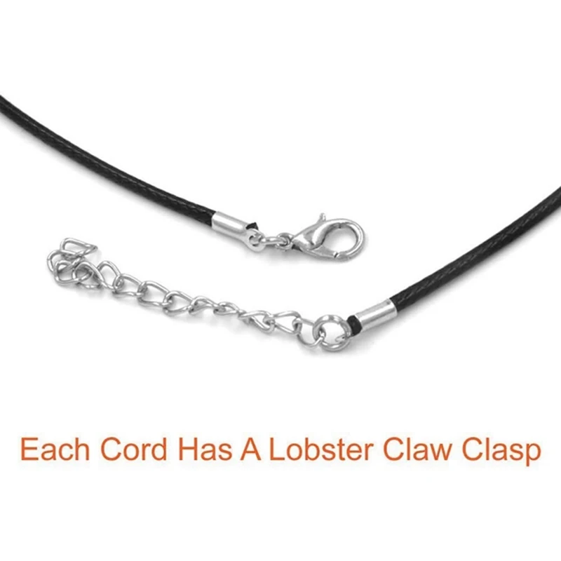 70 Pcs Waxed Necklace Cord with Clasp for Bracelet Necklace and Jewelry Making, 20 Pcs 20 Inch & 50 Pcs 18 Inch
70 Pcs Waxed Necklace Cord with Clasp for Bracelet Necklace and Jewelry Making, 20 Pcs 20 Inch & 50 Pcs 18 Inch