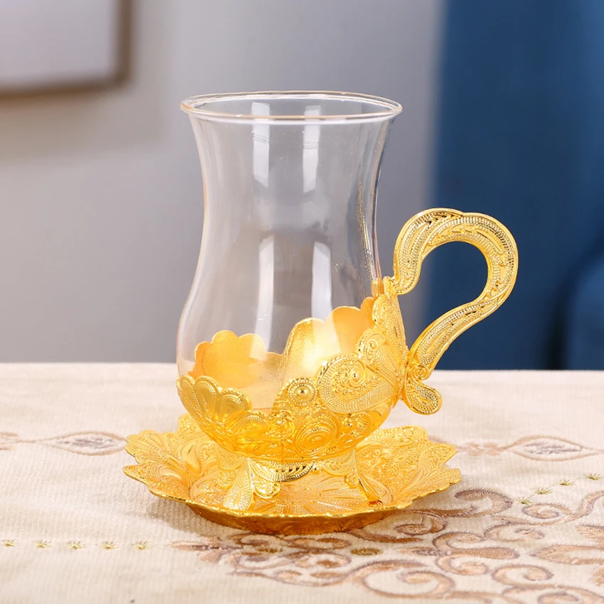 150ML Tea Cup with Saucers Holder, Glass Coffee Mug Handmade Rose Flower Tea Cup for Valentine’s Day, Birthday, Christmas Gift
150ML Tea Cup with Saucers Holder, Glass Coffee Mug Handmade Rose Flower Tea Cup for Valentine’s Day, Birthday, Christmas Gift