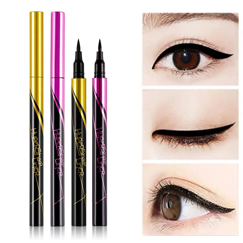 Eye Liner Pen Cosmetics Eye Makeup Smooth Black Quick Drying Waterproof Liquid Eyeliner Eyes Makeup Cosmetics Tools Set
Eye Liner Pen Cosmetics Eye Makeup Smooth Black Quick Drying Waterproof Liquid Eyeliner Eyes Makeup Cosmetics Tools Set