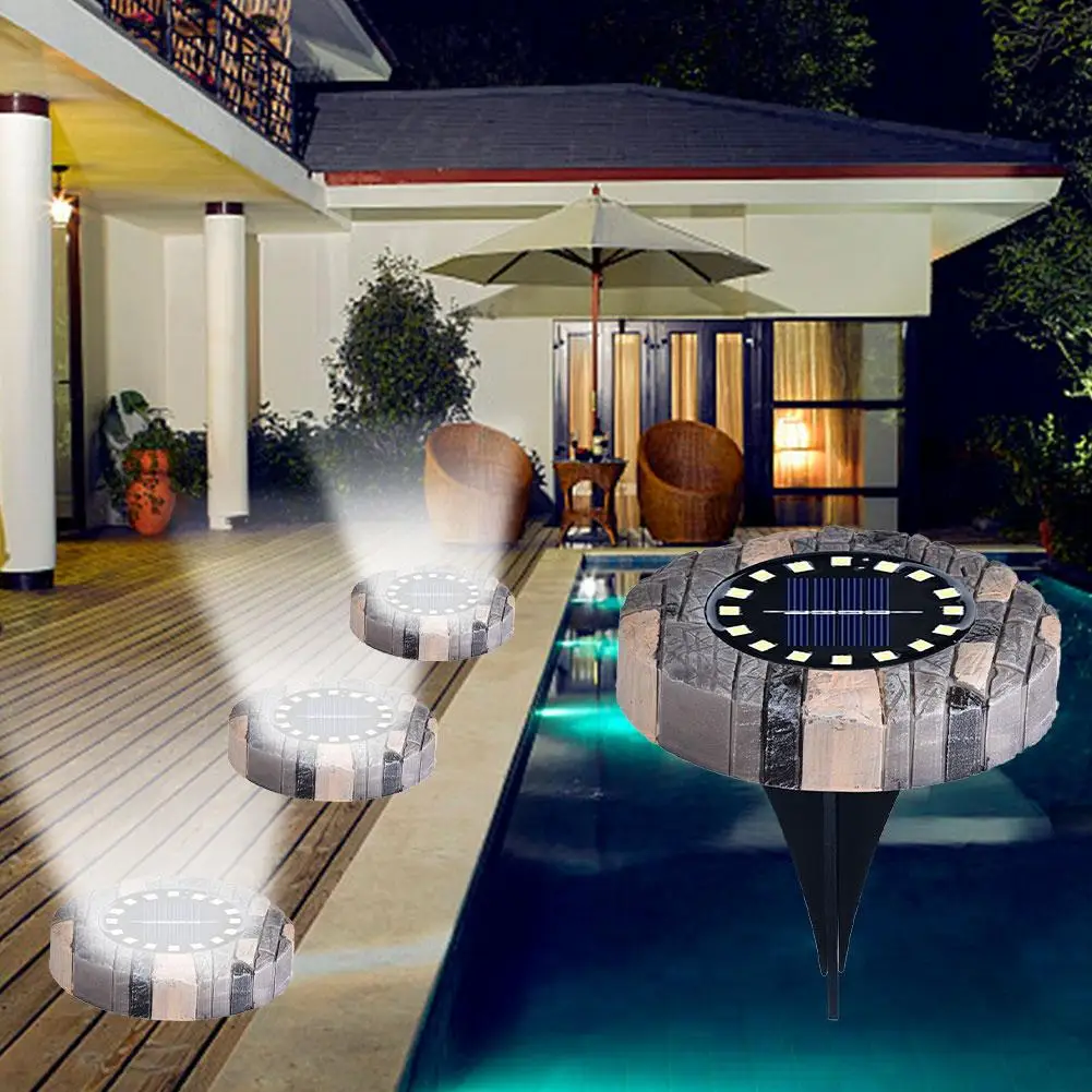 4PCS 16LED New LED Solar Ground Light White Light Waterproof Plastic Imitation Resin In-ground Light for Lawn Landscape
4PCS 16LED New LED Solar Ground Light White Light Waterproof Plastic Imitation Resin In-ground Light for Lawn Landscape
