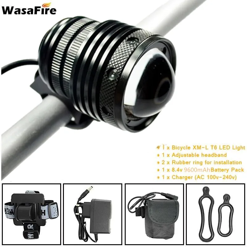 WasaFire Zoomable Bike Light T6 LED Bicycle Front Light Super Bright Convex Lens Bike Headlight Cycling Flashlight MTB Head Lamp
WasaFire Zoomable Bike Light T6 LED Bicycle Front Light Super Bright Convex Lens Bike Headlight Cycling Flashlight MTB Head Lamp