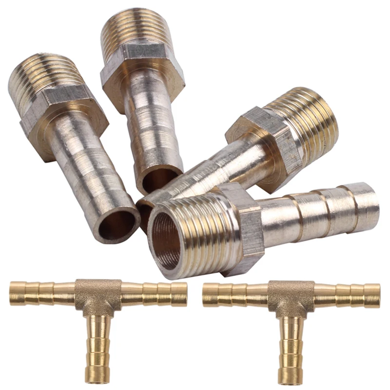 Латунный тройник с 3-сторонней резьбой для подачи воздуха и топлива, 2 шт., Т-образный штуцер для шланга, штуцер с зазубринами, 4 шт., золотистый...
Латунный тройник с 3-сторонней резьбой для подачи воздуха и топлива, 2 шт., Т-образный штуцер для шланга, штуцер с зазубринами, 4 шт., золотистый...