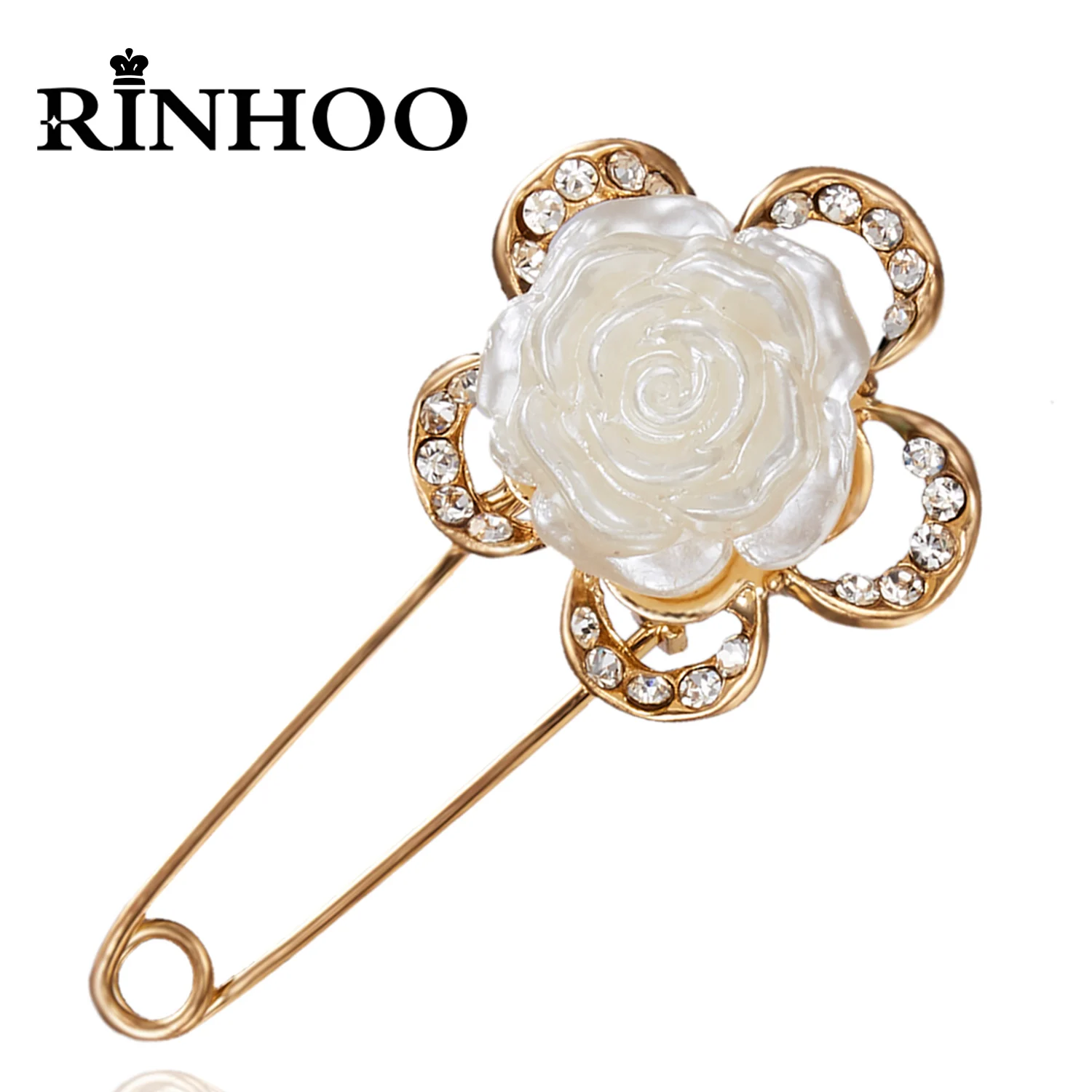 Rinhoo Crystal Safety Pin Brooch Vintage Large Brooch Elegant Flower Badge Bowknot Crown Imitation Pearl Sweater Cardigan Brooch
Rinhoo Crystal Safety Pin Brooch Vintage Large Brooch Elegant Flower Badge Bowknot Crown Imitation Pearl Sweater Cardigan Brooch