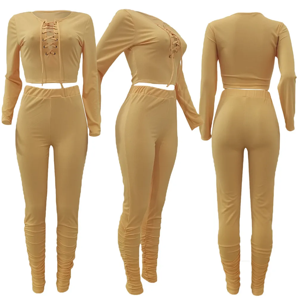 Knitted Two Piece Set Crop Top and Pants Sweatsuits for Women Spring 2021 Sportwear Casual 2 Piece Sets Womens Outfits Plus Size
Knitted Two Piece Set Crop Top and Pants Sweatsuits for Women Spring 2021 Sportwear Casual 2 Piece Sets Womens Outfits Plus Size