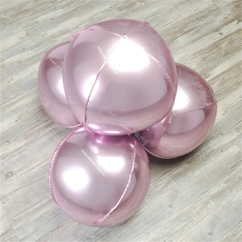 98pcs Macaron Baby Pink White DIY Balloon Garland Rose Silver 4D Balloons Arch Kit Wedding Birthday Baby Shower Decorations