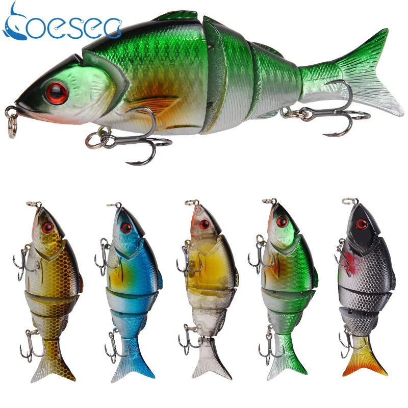 4 Segments double treble hooks hard bait ABS Plastic bait Multi Jointed fihisng lure minnow lures
4 Segments double treble hooks hard bait ABS Plastic bait Multi Jointed fihisng lure minnow lures