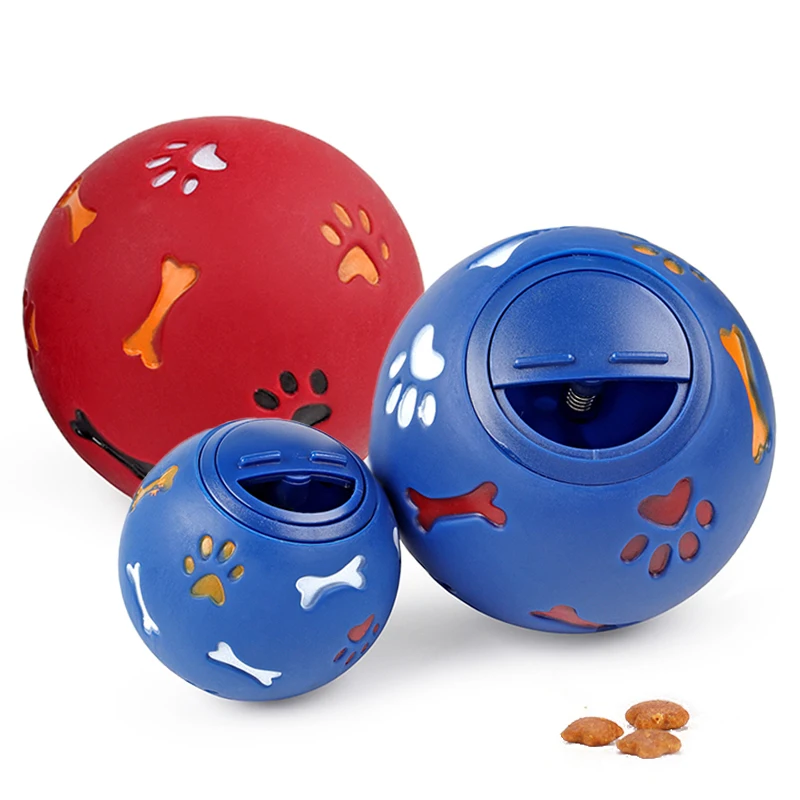 Red/Blue Eco-friendly Rubber Dog Toy Food Leaking Ball Paw Bone Print Pet Puppy Training Balls For Dog Teeth Cleaning Chew Toys
Red/Blue Eco-friendly Rubber Dog Toy Food Leaking Ball Paw Bone Print Pet Puppy Training Balls For Dog Teeth Cleaning Chew Toys