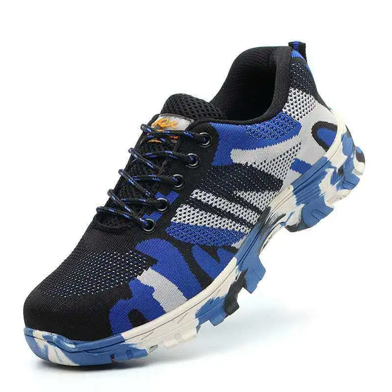 Men's Shoes Anti-Penetration Flying Woven Breathable Camouflage Work Shoes Tendon Sole Safety Protective Sneakers
Men's Shoes Anti-Penetration Flying Woven Breathable Camouflage Work Shoes Tendon Sole Safety Protective Sneakers