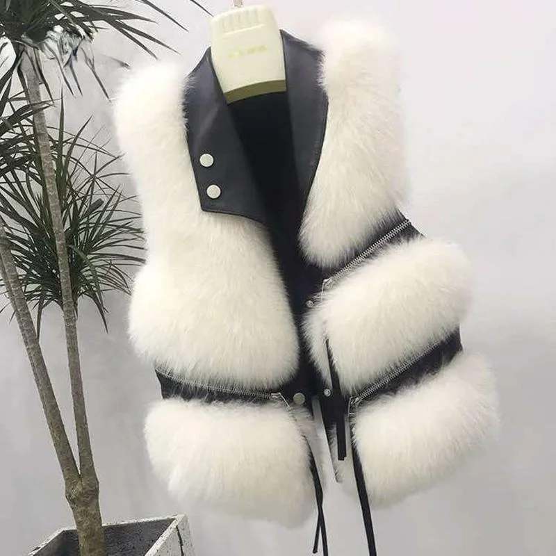 Winter New Fashion Faux Fur Coat Winter Women Waist Coat Female Jacket Fur Vest Fluffy Solid Color For Ladies vest women
Winter New Fashion Faux Fur Coat Winter Women Waist Coat Female Jacket Fur Vest Fluffy Solid Color For Ladies vest women