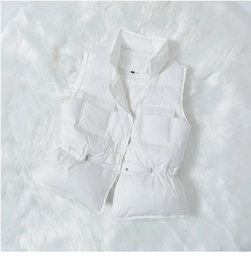 2020 Autumn Winter Women's Vest Waistcoat Button Pocket Warm Vests Turn-Down Collar Sleeveless Female Casual Jacket Coat
2020 Autumn Winter Women's Vest Waistcoat Button Pocket Warm Vests Turn-Down Collar Sleeveless Female Casual Jacket Coat