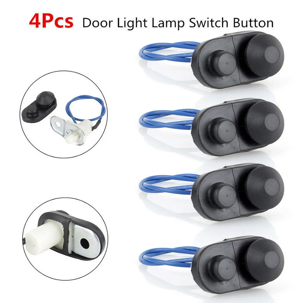 4pcs Universal 5 X 2.5cm Interior Door Switch Button Van Door Light Switch Black High Quality Car Supplies
4pcs Universal 5 X 2.5cm Interior Door Switch Button Van Door Light Switch Black High Quality Car Supplies