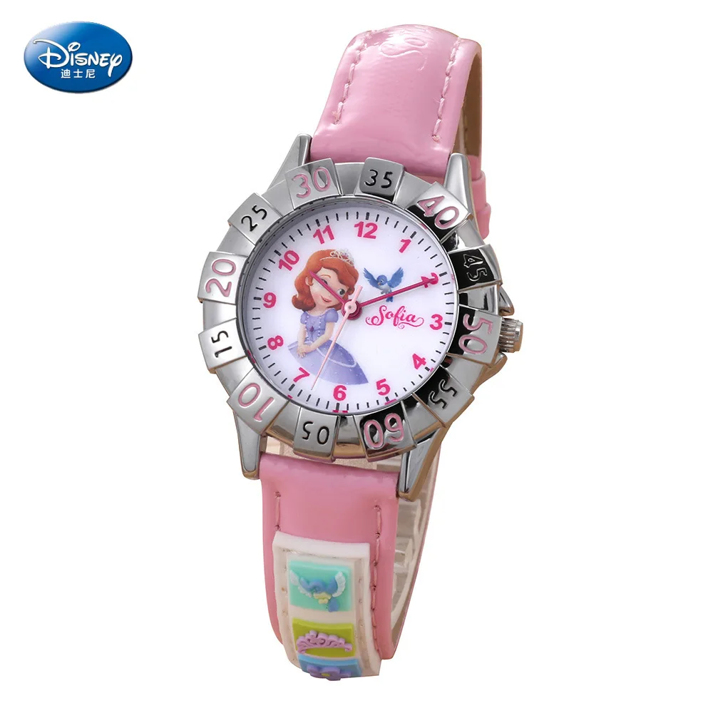 Disney Frozen Pricess Quartz Girl Wristwatch Princess Sophie Calendar 3Bar Waterproof Simple Fashion Round Leather Strap
Disney Frozen Pricess Quartz Girl Wristwatch Princess Sophie Calendar 3Bar Waterproof Simple Fashion Round Leather Strap