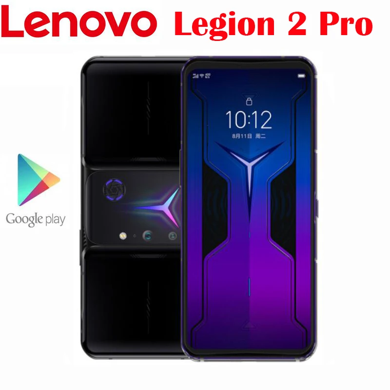 Оригинальная глобальная прошивка Lenovo Легион 2 Pro 5G сотовый телефон Snapdragon888 6 92