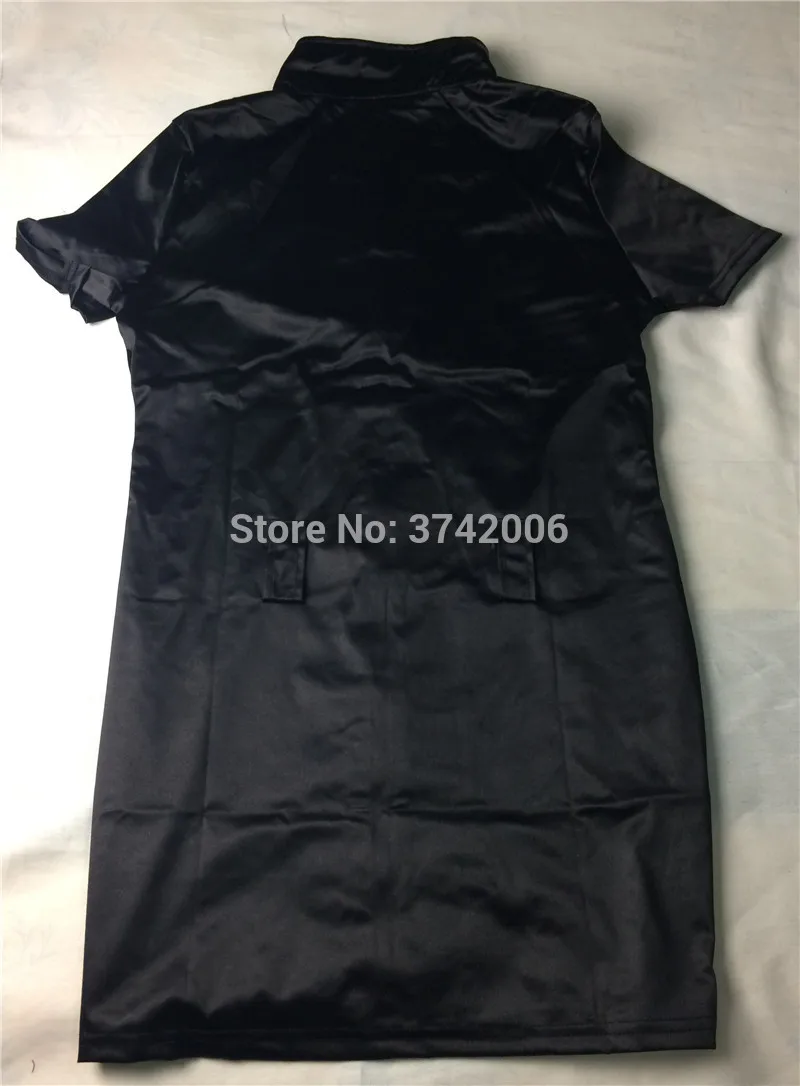 Sexy Female Cop Officer Policewomen Outfit Black Zipper Satin Police Women Sexy Cosplay Costume
Sexy Female Cop Officer Policewomen Outfit Black Zipper Satin Police Women Sexy Cosplay Costume
