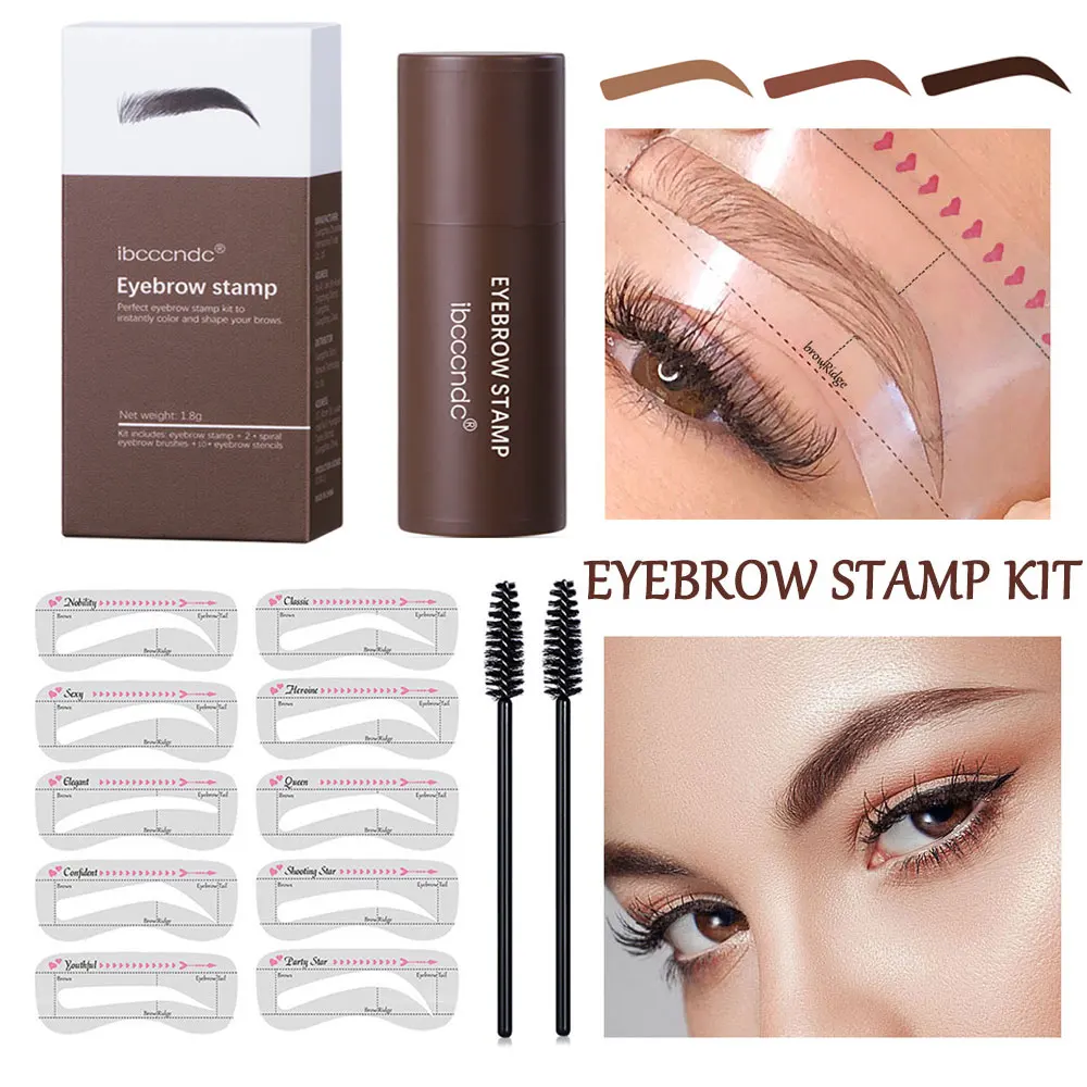 Eyebrow Seal Brow Stamp Shaping Kit Eyebrow Powder Seal Lazy Quick Draw Waterproof Long Lasting Natural Eye Cosmetic Makeup Tool
Eyebrow Seal Brow Stamp Shaping Kit Eyebrow Powder Seal Lazy Quick Draw Waterproof Long Lasting Natural Eye Cosmetic Makeup Tool