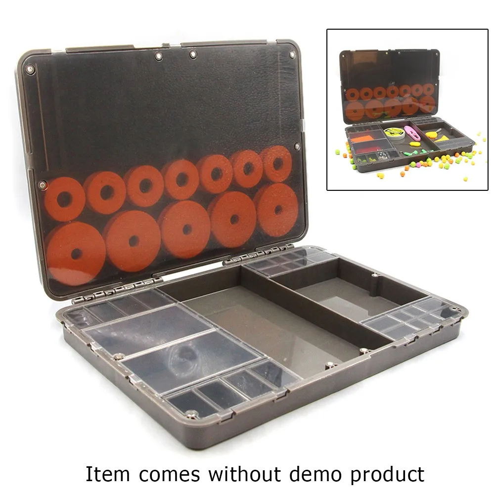 1pcs 29 Grids Fishing Tackle Box W/ 12pcs Line Winder Erminal Tackle System For Swivel Hook Lure Fishhook Accessory Storage Case
1pcs 29 Grids Fishing Tackle Box W/ 12pcs Line Winder Erminal Tackle System For Swivel Hook Lure Fishhook Accessory Storage Case