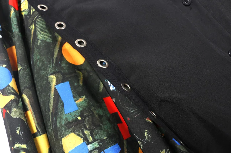 Irregular patchwork print plus size black women shirt dress new 2020 summer loose casual fashion elegant clothes ladies dresses
Irregular patchwork print plus size black women shirt dress new 2020 summer loose casual fashion elegant clothes ladies dresses