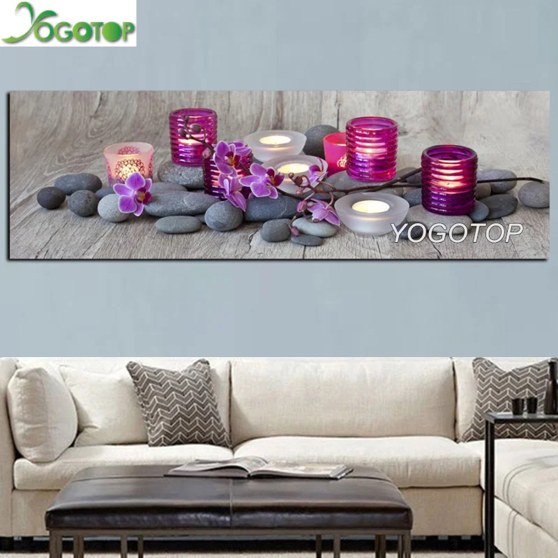 Большой Diy Алмазная картина цветок орхидеи из мультфильма Холодное сердце спа