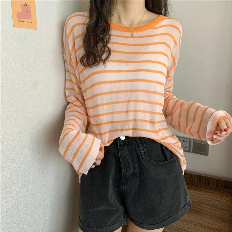 QWEEK Striped Long Sleeve T-shirts for Women 2021 Harajuku Streetwear Korean Fashion Top Tee Shirt Femme Female Y2k Clothes 2000
QWEEK Striped Long Sleeve T-shirts for Women 2021 Harajuku Streetwear Korean Fashion Top Tee Shirt Femme Female Y2k Clothes 2000