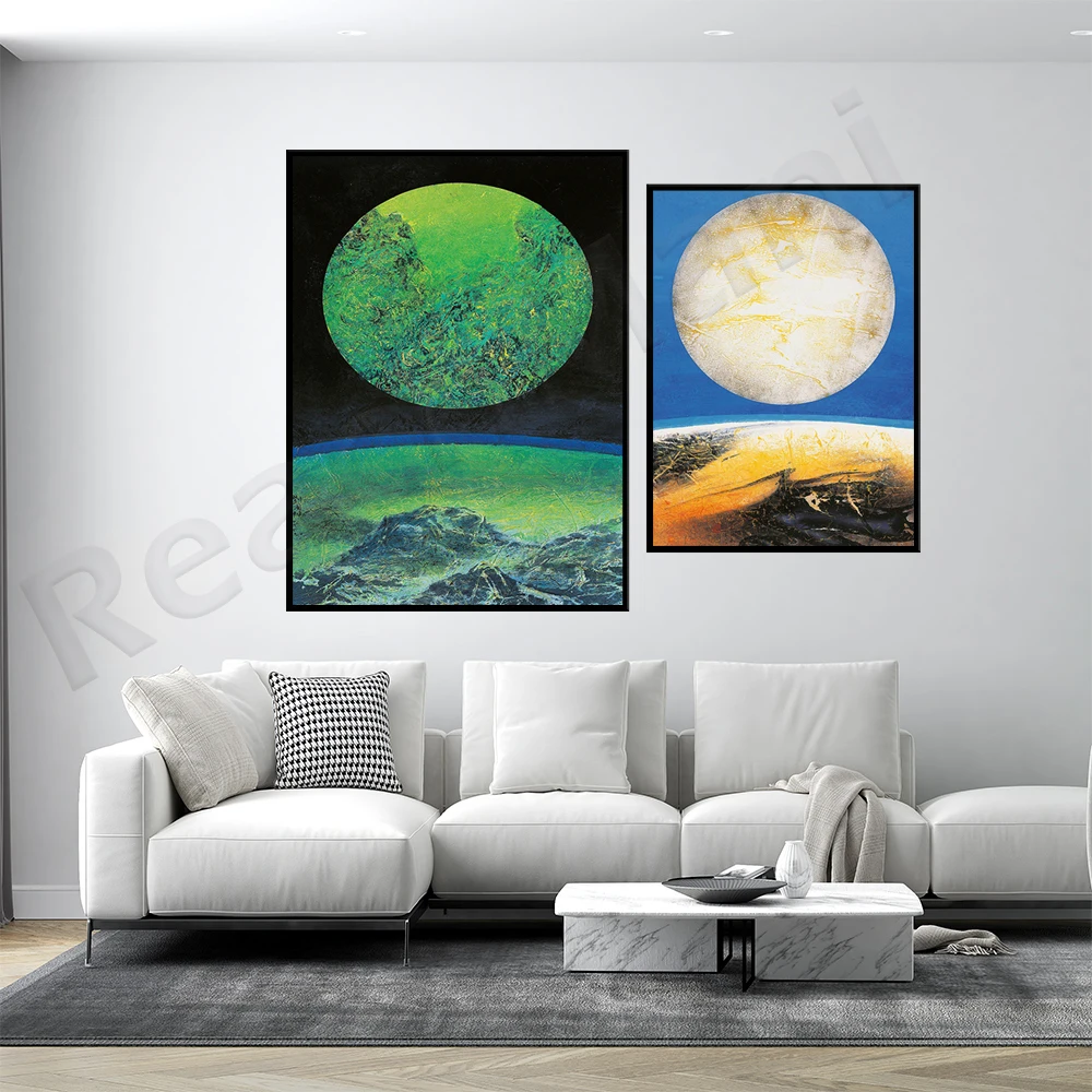 Which is Earth 32-Deformation of the Moon No. 25-Asian Art Print Decorative Canvas Printed Poster
Which is Earth 32-Deformation of the Moon No. 25-Asian Art Print Decorative Canvas Printed Poster