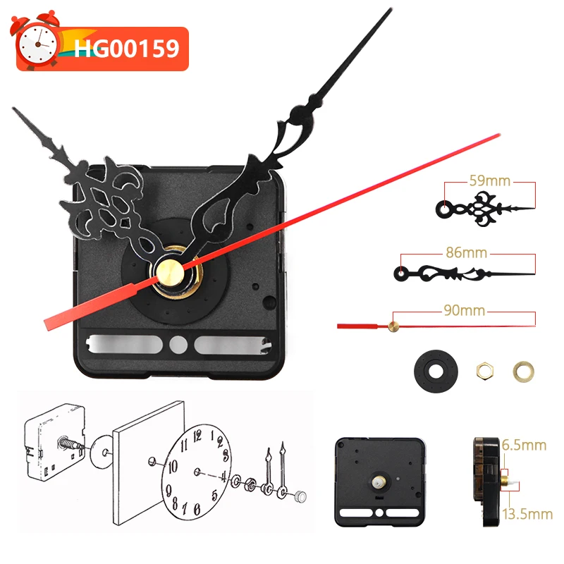 1 Set DIY Quartz Watch Clock Movement Silent Wall Hanging Clock Mechanism Repair Tool Parts Replacement Clock Kit Free Shipping
1 Set DIY Quartz Watch Clock Movement Silent Wall Hanging Clock Mechanism Repair Tool Parts Replacement Clock Kit Free Shipping