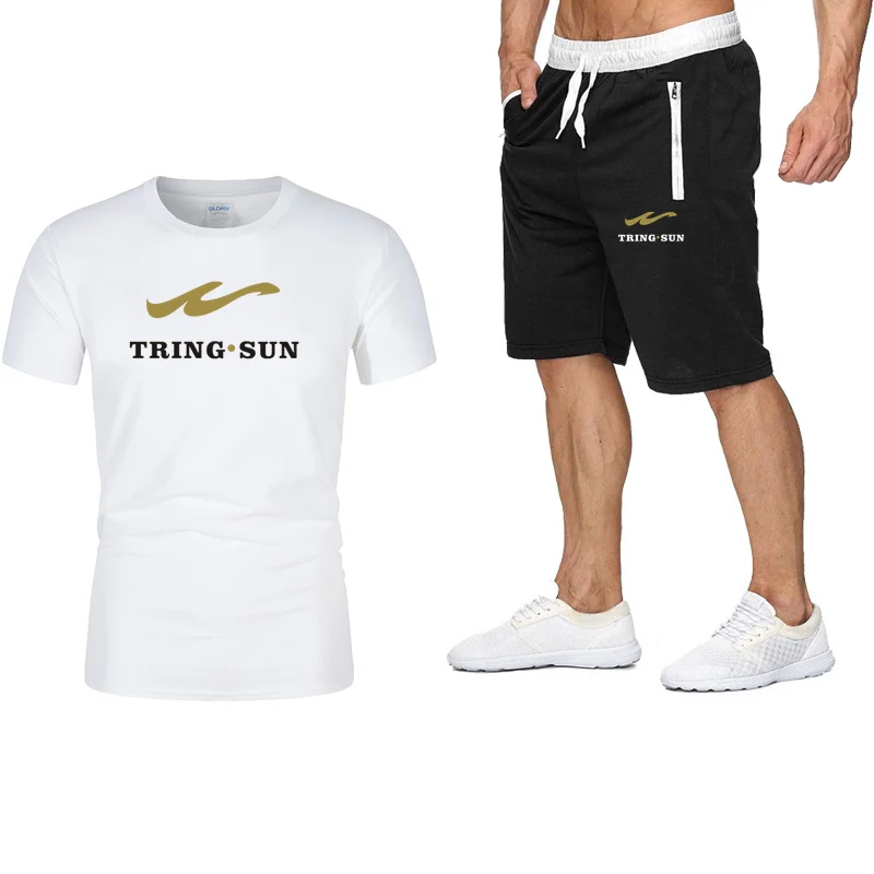 2021 Summer New Style Printing Fashion Trend Men's Suit Cotton Sports Short-Sleeved T-Shirt + Shorts 2-Piece Set
2021 Summer New Style Printing Fashion Trend Men's Suit Cotton Sports Short-Sleeved T-Shirt + Shorts 2-Piece Set