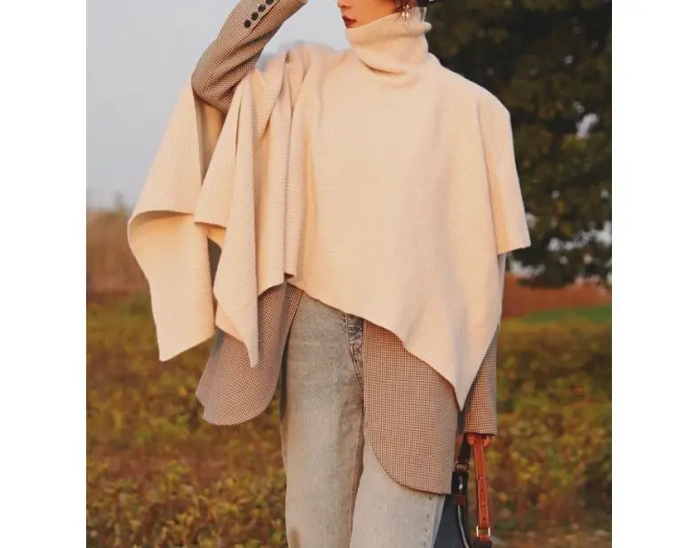New Casual 2021 Knitted Shawl Bib with Pin Wool High Neck Cloak Scarf Women Scarfs for Ladies
New Casual 2021 Knitted Shawl Bib with Pin Wool High Neck Cloak Scarf Women Scarfs for Ladies